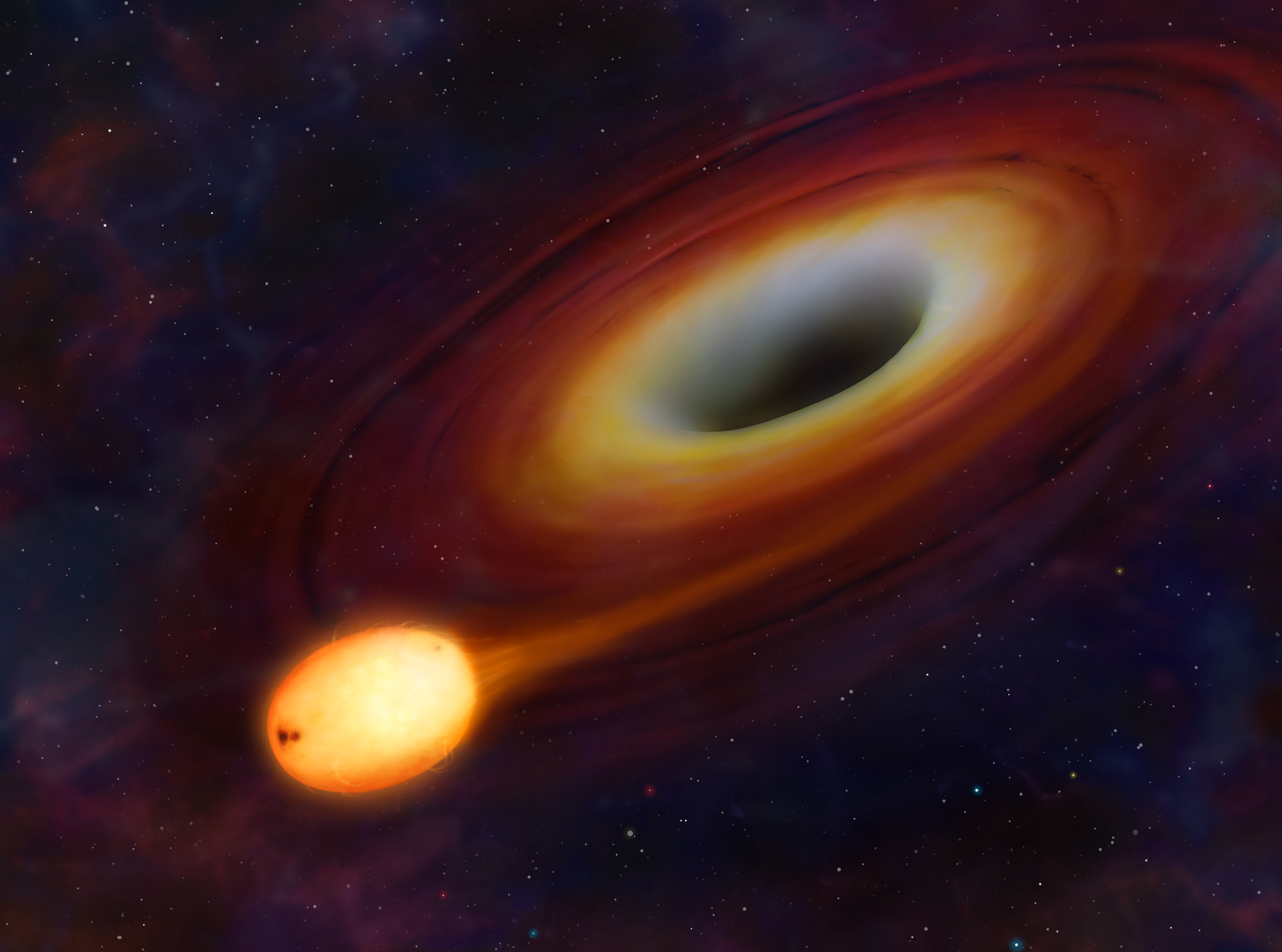 Onde gravitazionali per un buco nero in fuga | MEDIA INAF