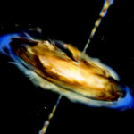 agn-artist-impression Rappresentazione artistica dell'anello di gas e polveri che circonda il disco di accrescimento e il buco nero al centro di un nucleo galattico attivo. (Crediti: NASA E/PO - Sonoma State University, Aurore Simonnet)