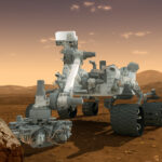 Una rappresentazione artistica di Curiosity sul suolo marziano (NASA/JPL)