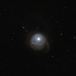 La galassia a infrarossi ultraluminosa 2MASX J05210136-2521450 catturata da Hubble.
CREDIT: ESA/Hubble & NASA. Acknowledgement: Luca Limatola