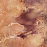 Le Kasei Valles su Marte fotografate recentemente da mars express. Crediti: ESA/DLR/FU Berlin (G. Neukum)