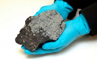 Un frammento di meteorite marziano.