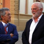 Gli astrofisici Filippo Frontera (a sinistra) ed Enrico Costa (a destra). Crediti: Media INAF