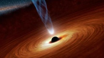 Rappresentazione artistica di un buco nero circondato da un disco di accrescimento. Crediti immagine: NASA/JPL-Caltech