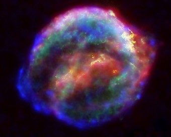 Il resto della SN 1604, l'ultima supernova esplosa nella galassia e avvistata da Terra.
