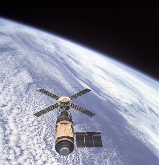 Il satellite artificiale Skylab, una delle applicazioni della teoria dell'informazione. Crediti: Wikimedia Commons