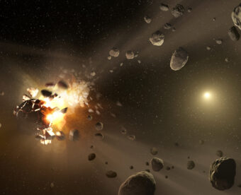 Rappresentazione artistica di una fase della formazione del Sistema solare. Crediti: NASA/JPL-Caltech