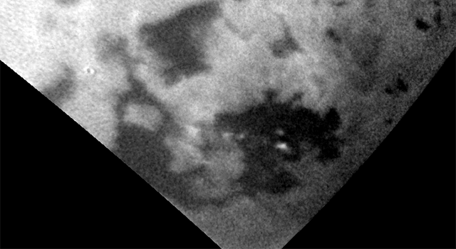 Formazione di nubi sul Ligeia Mare. Crediti: NASA / JPL-Caltech / Space Science Institute.