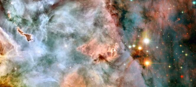 Il gruppo di astronomi brasiliani guidati da Camargo ha utilizzato immagini delle regioni di formazione stellare simili a quelle in figura per tracciare la struttura della Galassia. Crediti: NASA, ESA, JM Apellaniz