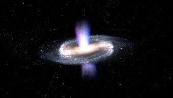 Rappresentazione artistica dei venti di gas in una galassia a spirale. Crediti: ESA