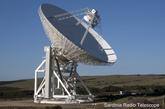 Il Sardinia Radio Telescope (Crediti: Gianni Alvito)