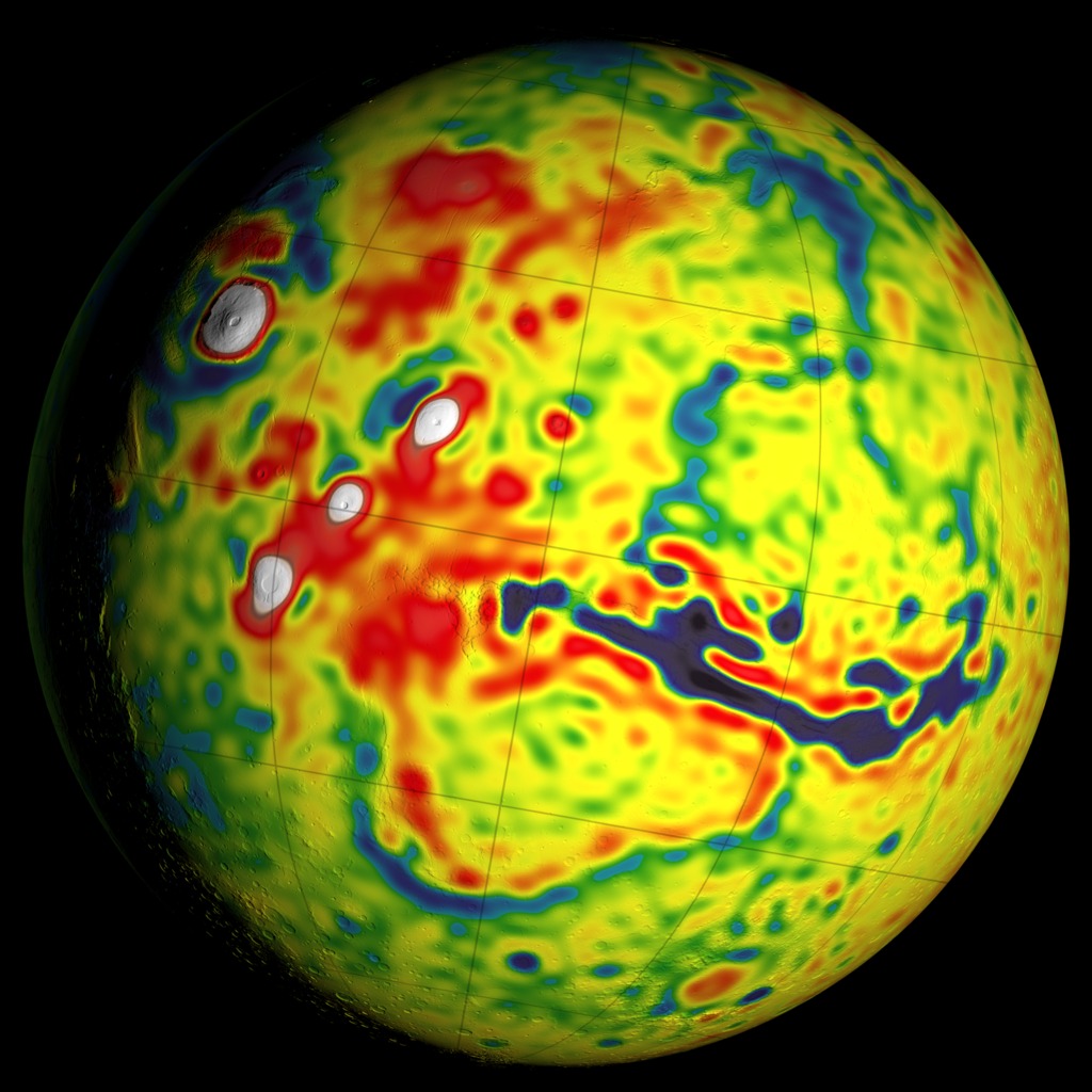 Nuova mappa della gravità di Marte | MEDIA INAF