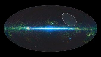 Mappa del cielo con evidenziata la regione dell'associazioneTW Hydrae, a circa 175 anni luce da noi. Crediti: NASA/JPL-Caltech
