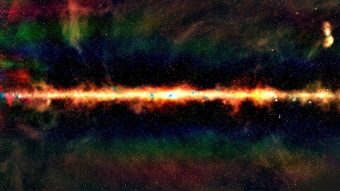 Il centro della Via Lattea vista nei colori della lunghezza d’onda radio. Crediti: Natasha Hurley-Walker/Gleam Team