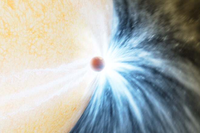 Vista La Fine Di Un Mondo L ha Inghiottito Una Stella MEDIA INAF
