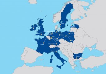 Mappa dei Paesi europei che partecipano a Lofar. Crediti: Astron