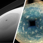 Coreografia dei vortici di Giove e Saturno