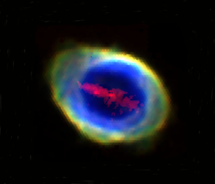 Barra di ferro nella Nebulosa Anello