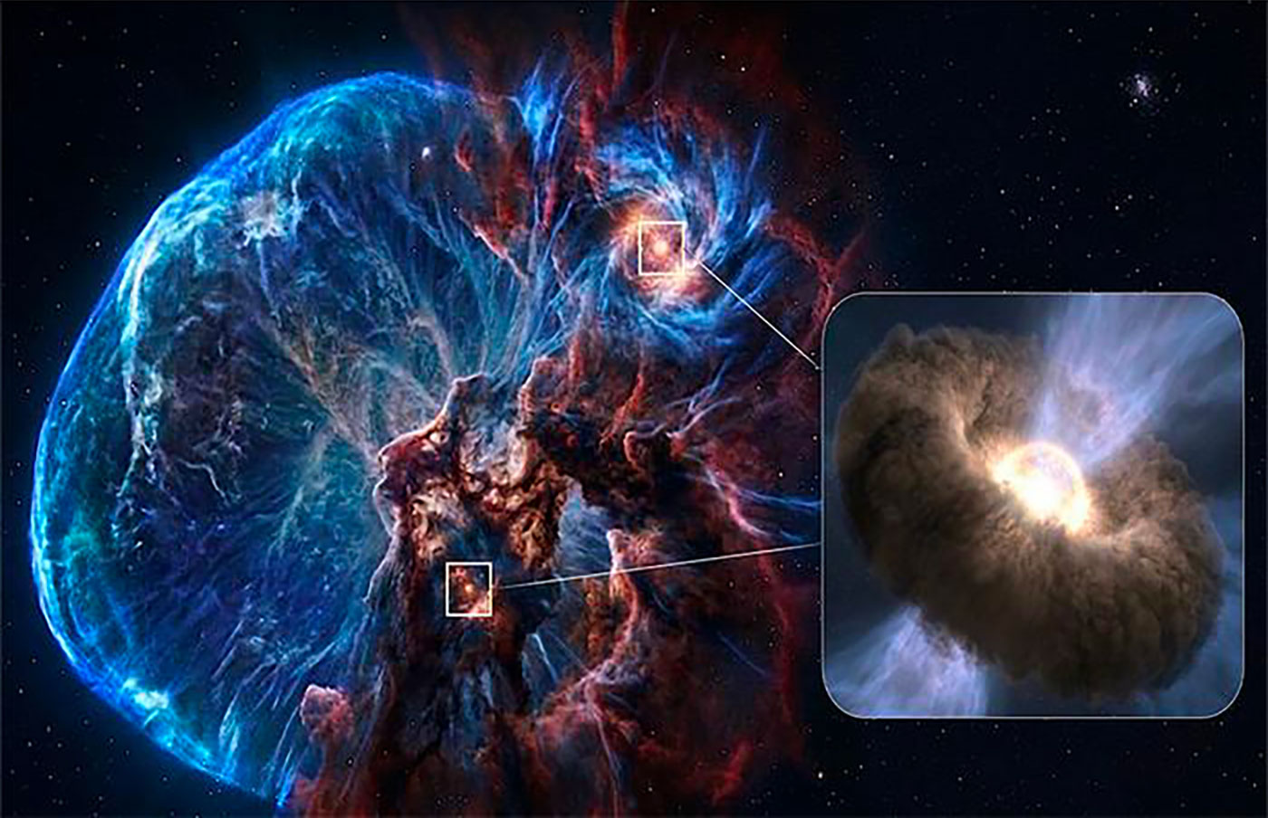 Bozzoli stellari a prova di supernova