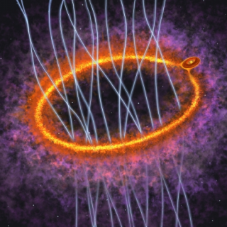 Anelli di gas attorno a stelle in formazione